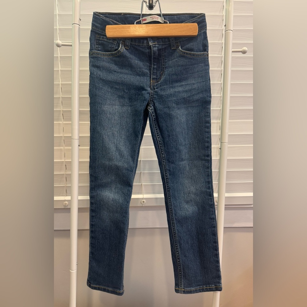 Levi's Dark Blue Slim Jeans Kids 7